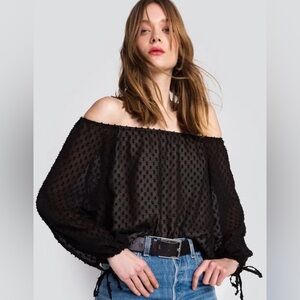 NWT Wildfox Couture  Miami Dot Mariette Top